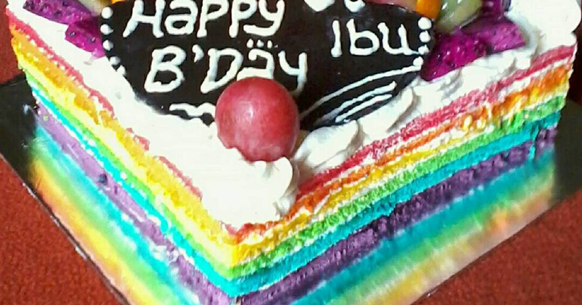 Resep Rainbow Cake for mothers