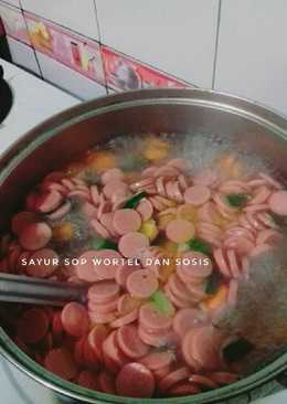 Sayur Sop Wortel dan Sosis