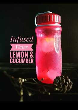 Infused Water (Lemon + Timun)