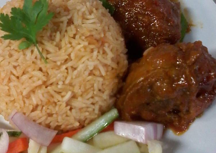 Resep Nasi Tomat dan Ayam masak merah Kiriman dari Ngaliman Muhsien