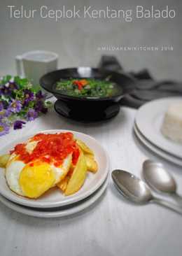 Telur Ceplok Kentang Balado