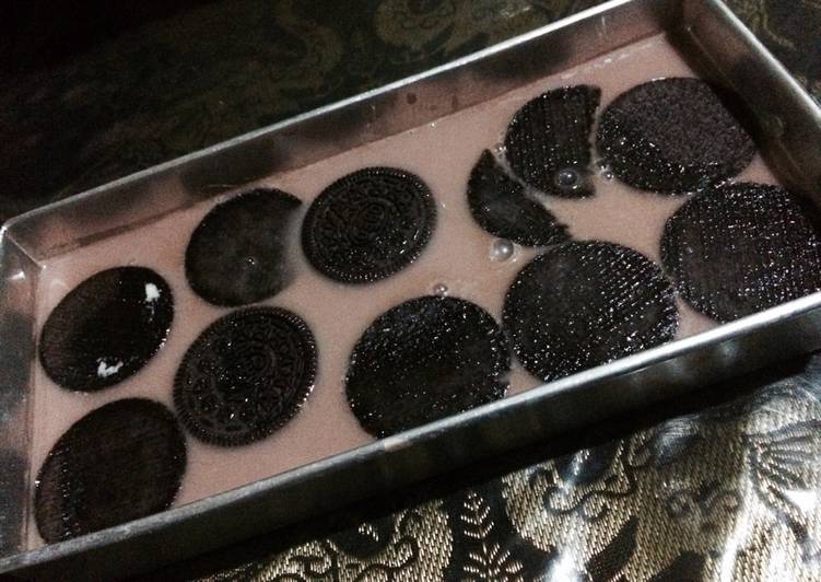 resep makanan Puding Oreo