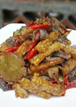 Tumis Bawang Merah, Teri Tempe, Jengkol