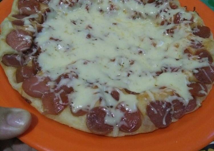 gambar untuk resep makanan Pizza Teflon Lembut (Takaran Simple)