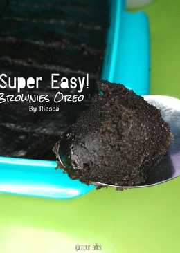 Brownies Oreo Super Easy