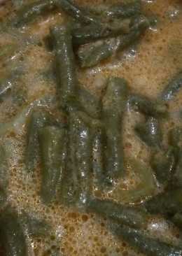 Sayur kacang panjang & emes