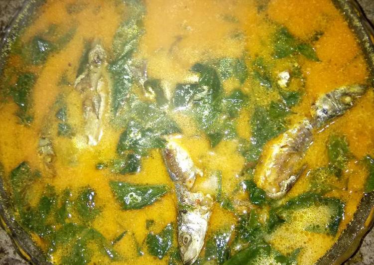 resep lengkap untuk Gulai pindang daun siminyak