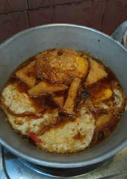 Semur Tahu dan Telur Ceplok