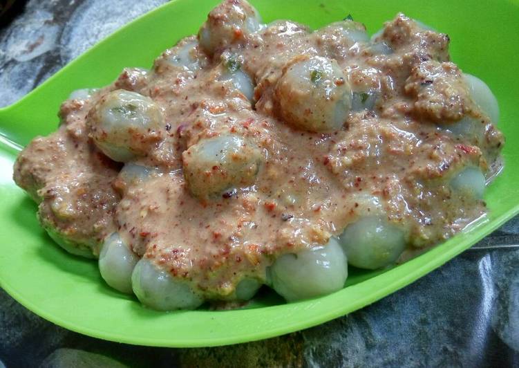 Resep Cilok Isi Ayam Dan Sambal Kacang Oleh Tiara Agustiana