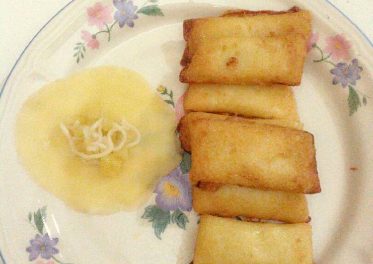 bahan dan cara membuat Risoles isi kentang+mi telor(bkn indomi yach?)