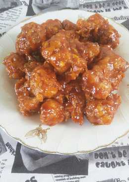 Honey Glazed Fried Chicken aka Ayam Goreng Saus Madu