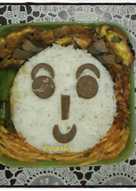 #Simple Bento 3: Burger Rice For Kids