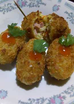 Kroket mie isi ayam