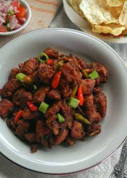 Sate Goreng Ayam + Sambal (#postingrame2_sate)