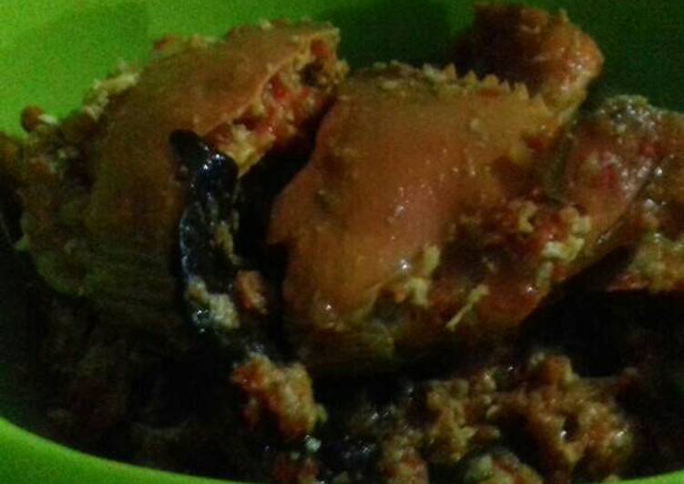 resep makanan Kepiting Saus Padang