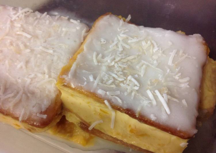 resep lengkap untuk Vanilla Slice