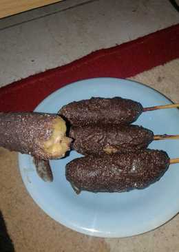 Es pisang coklat (chocolatos)