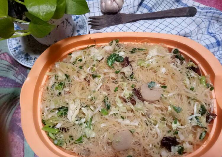 Resep Bihun jagung with super vege toping