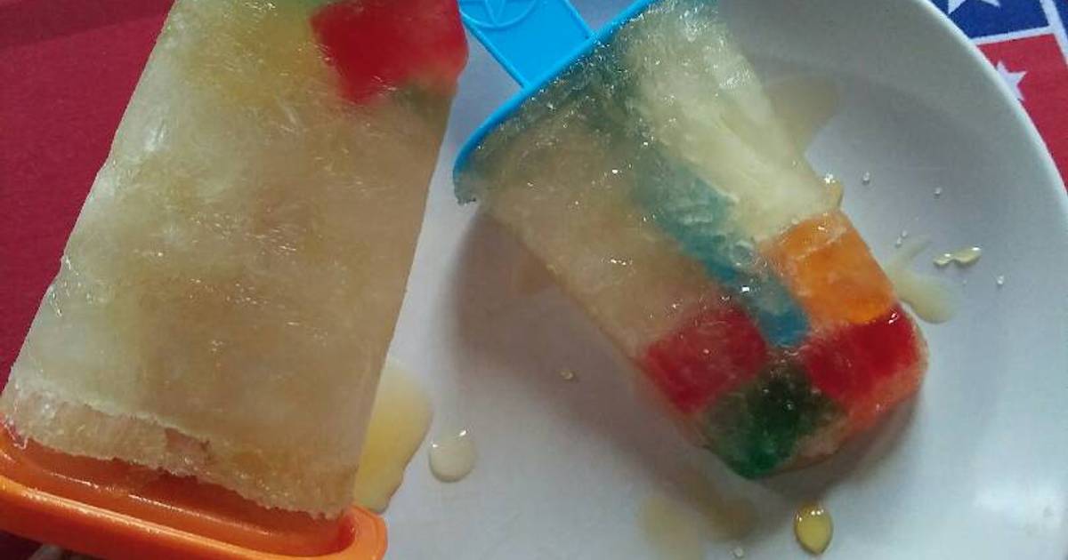 Resep Es  Soda Jeruk Madu Jelly  Bean oleh Khals Kitchen s 