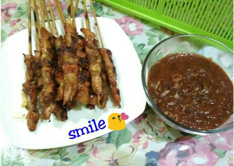 gambar untuk resep makanan Sate Ayam (sambal kacang)