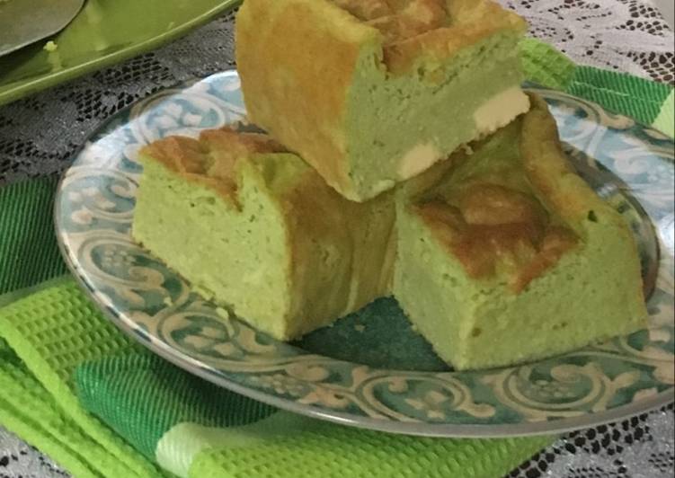 gambar untuk resep makanan Cake keju pandan ketofy#Keto#Ketopad#Ketofriendly