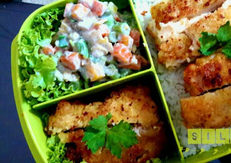 gambar untuk resep makanan Russian Salad/Olivier (bekal sekolah/bekal kantor