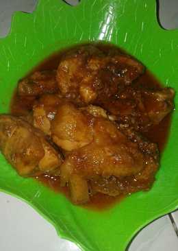 Ayam kecap merah pedas