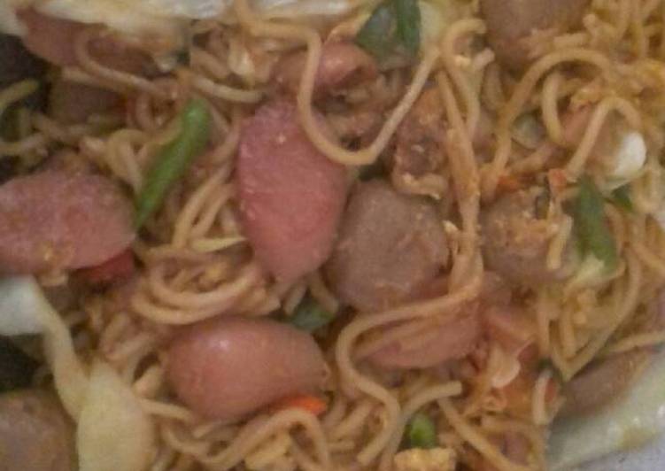 resep makanan Mie goreng ala kadar??