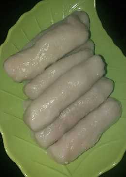 Pempek lenjer tanpa ikan (pempek dos)