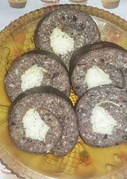 Roll cake coklat keju flourless no tepung keto #debm