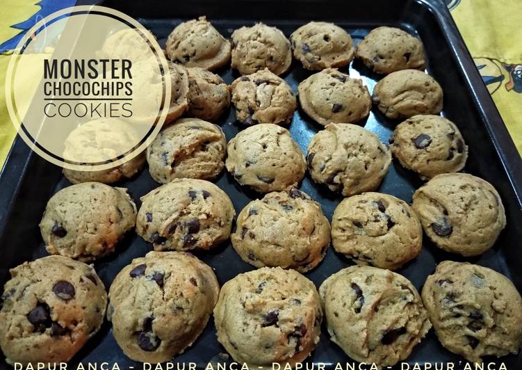 gambar untuk resep makanan Monster Chocochips Cookies