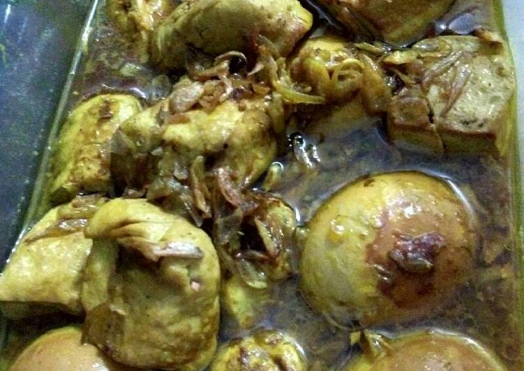 Resep Semur tahu & telor By Yohana