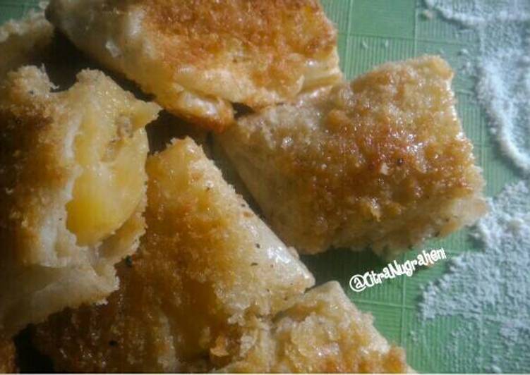 gambar untuk resep makanan Kulit Lumpia Krispi isi pisang sale