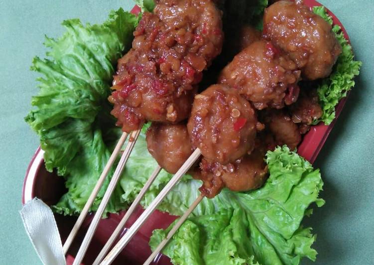  Resep  Sate Bakso  Pedas Manis Oleh Elis Liliana Resep  