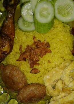 Nasi kuning sederhana