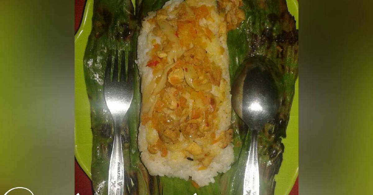 Resep Nasi Bakar Ayam Jamur (Party Size) ala @cithayudyah