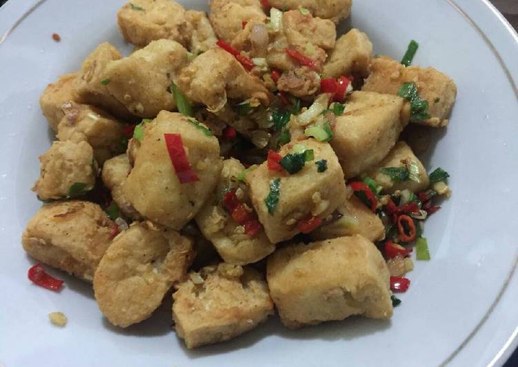 Resep Tahu Cabe Garam Endeus Karya Chef Mu'in