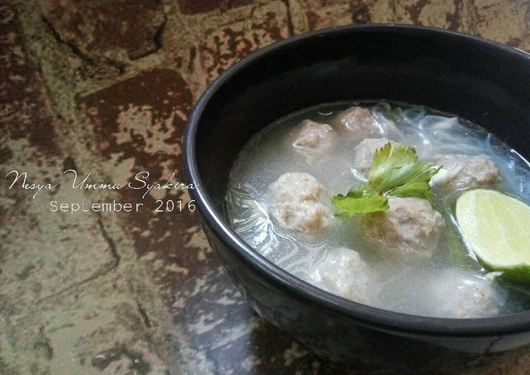 gambar untuk resep makanan Bakso sapi mudah nan kenyal