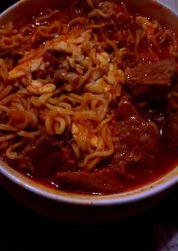 Mie Daging Pedas