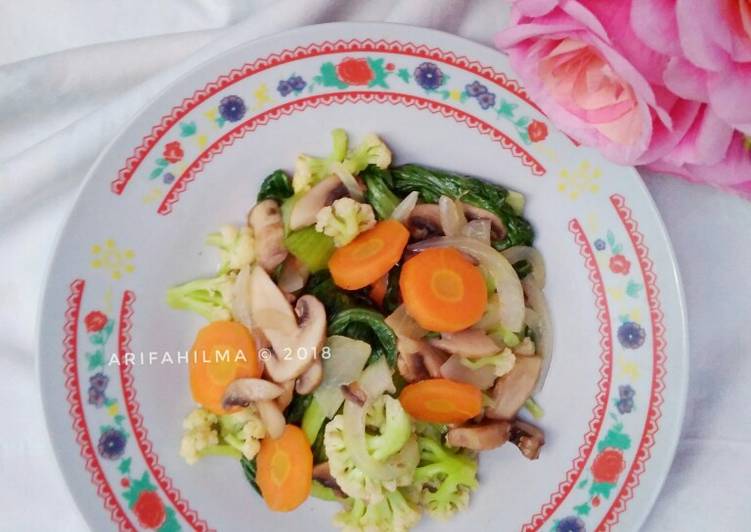 4. Capcay Sederhana