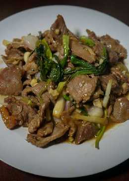 Tumis sapi saus tiram rosemary