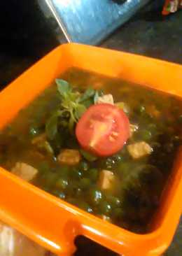 Sayur bening leunca vs tempe + daun kemangi