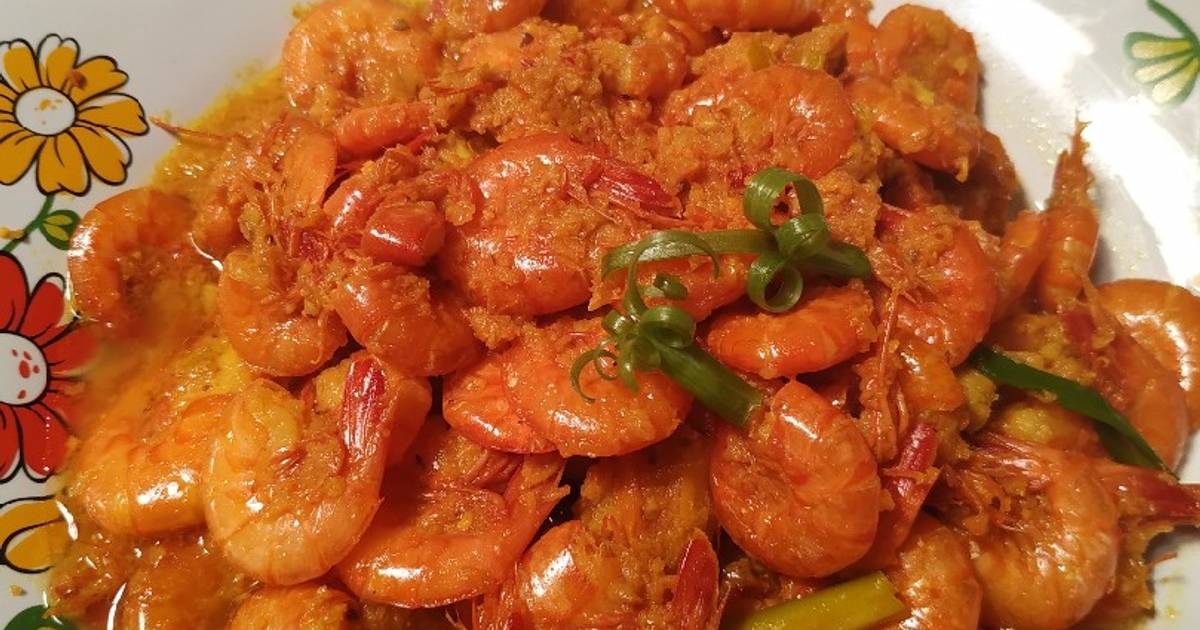 710 resep udang bumbu kuning enak dan sederhana Cookpad