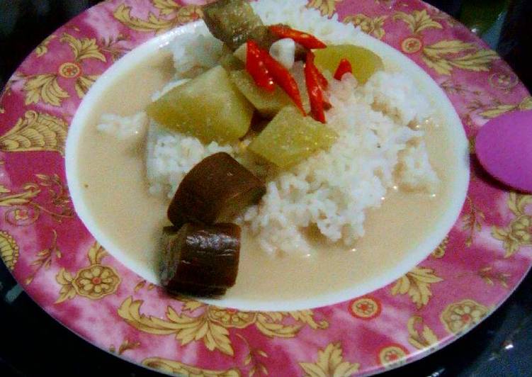 gambar untuk resep makanan Nasi Sayur Lodeh LaSi Terong ala Dapur Mommi