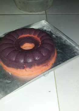 Brownies kukus strawberry zebra