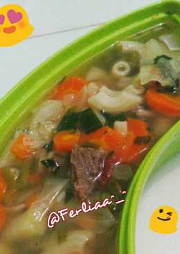 Sayur Sop Daging makroni yummy ðŸ˜‹ðŸ™Œ