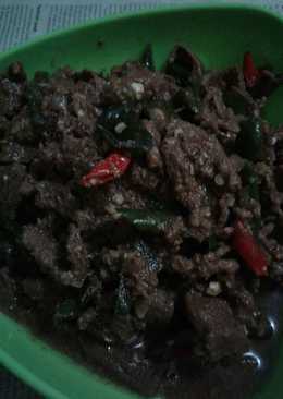 Daging sapi lada hitam dapur mama