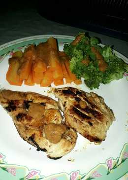 Steak ayam teriyaki bumbu sinti