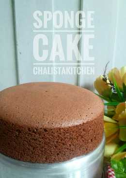 Sponge cake cokelat