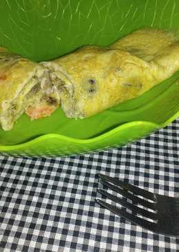 Omelet udang ati ampela keju (keto friendly)